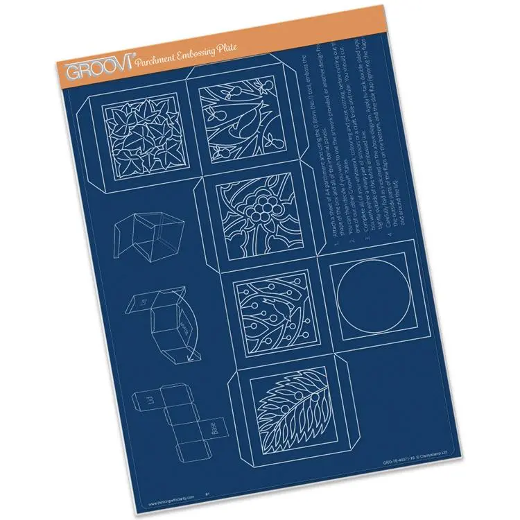 Groovi Plate - Box Template - Christmas 1