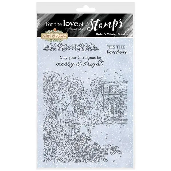 For The Love Of Stamps - Robin's Winter Garden A6 Stamp Set 1