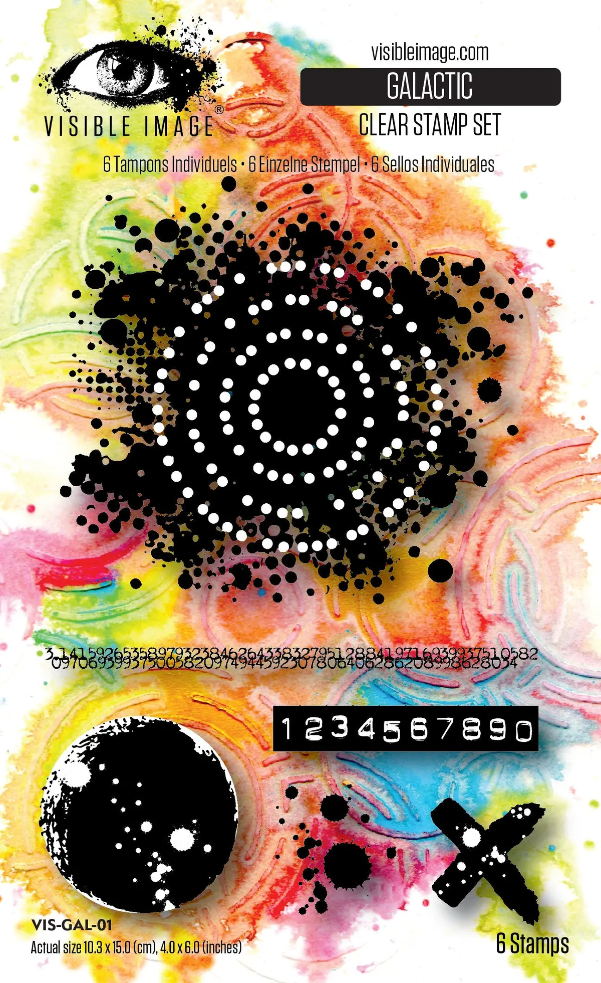 Visible Image Galactic 4In X 6In Stamp Set 1