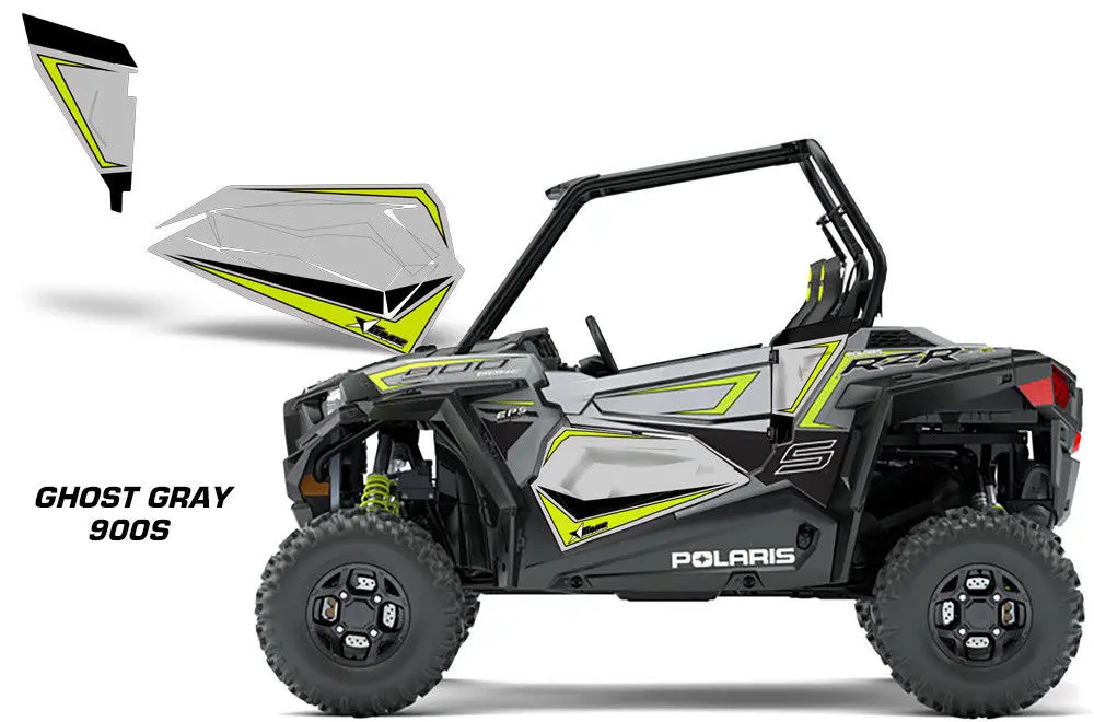 OEM-Style Lower Door Graphics Kit for Polaris RZR 900S Two-Door
