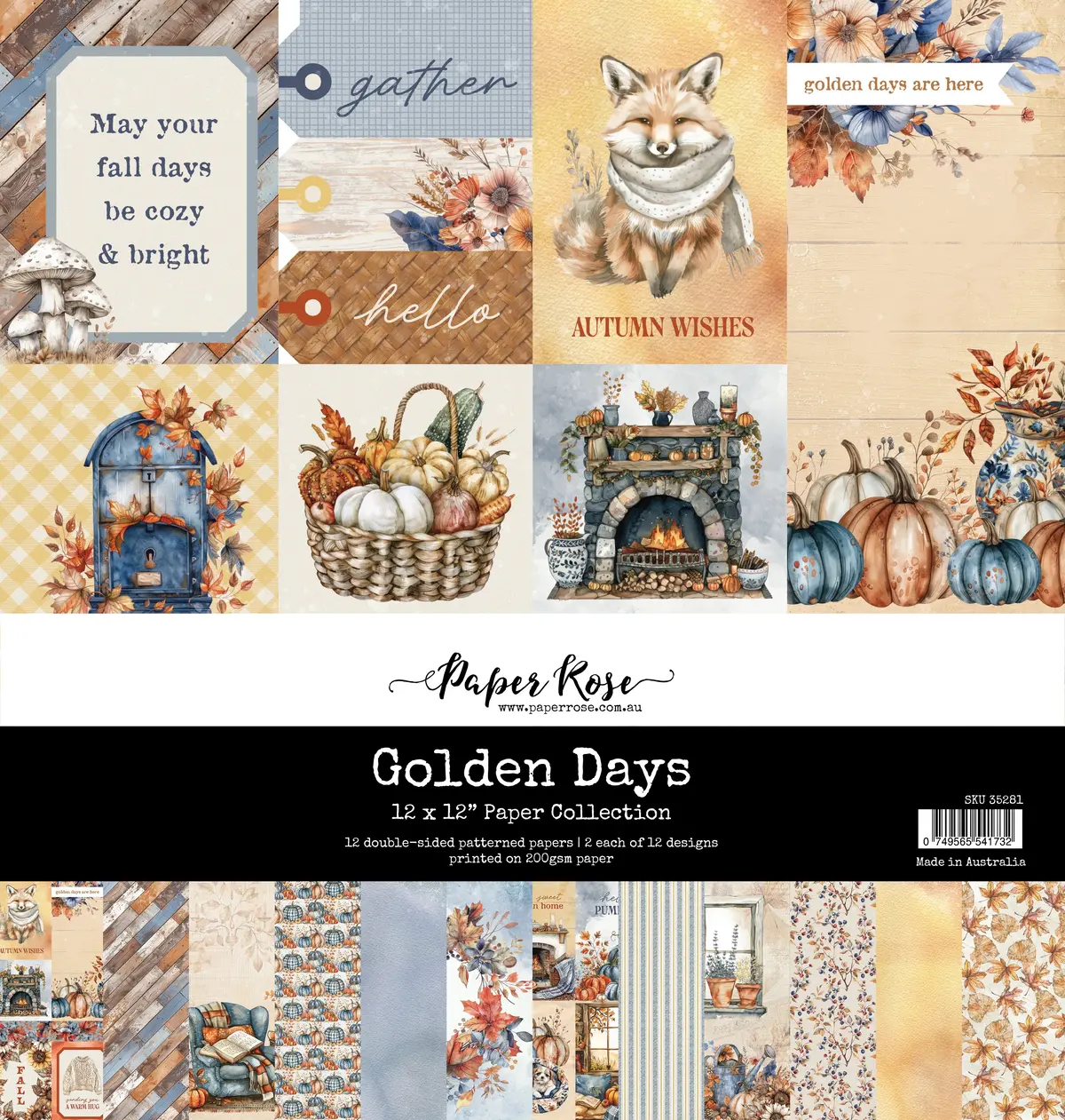 Golden Days 12X12 Paper Collection 35281 1