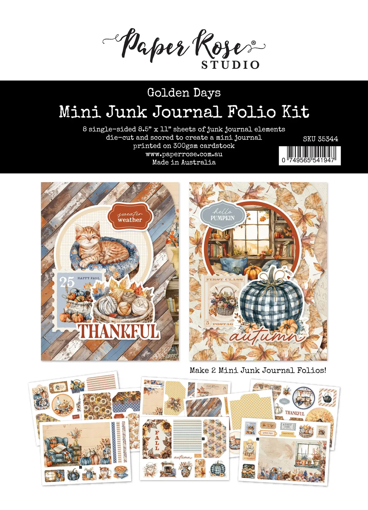 Golden Days Mini Folio Kit 35344 1