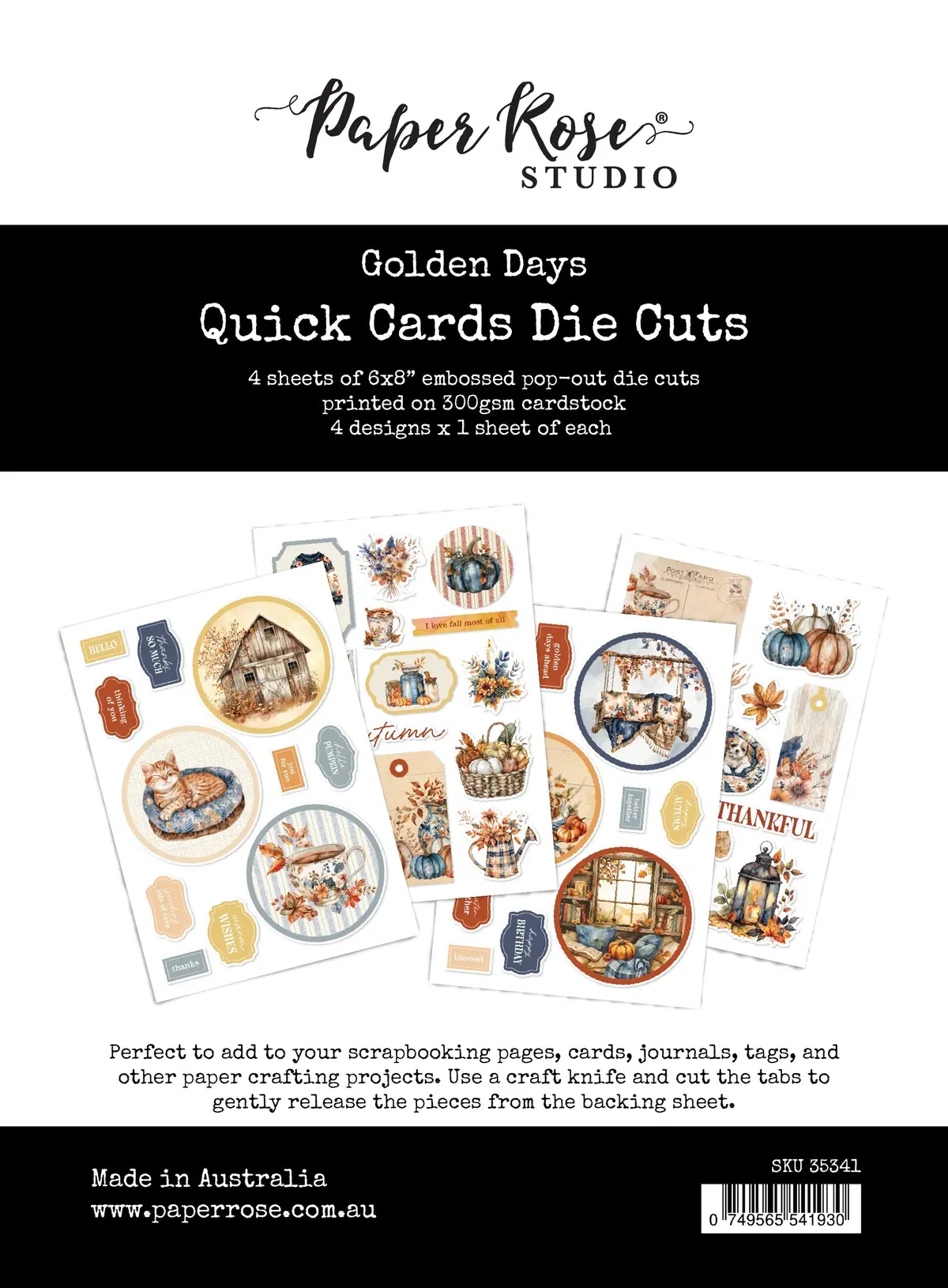 Golden Days Quick Card Die Cuts 35341 1