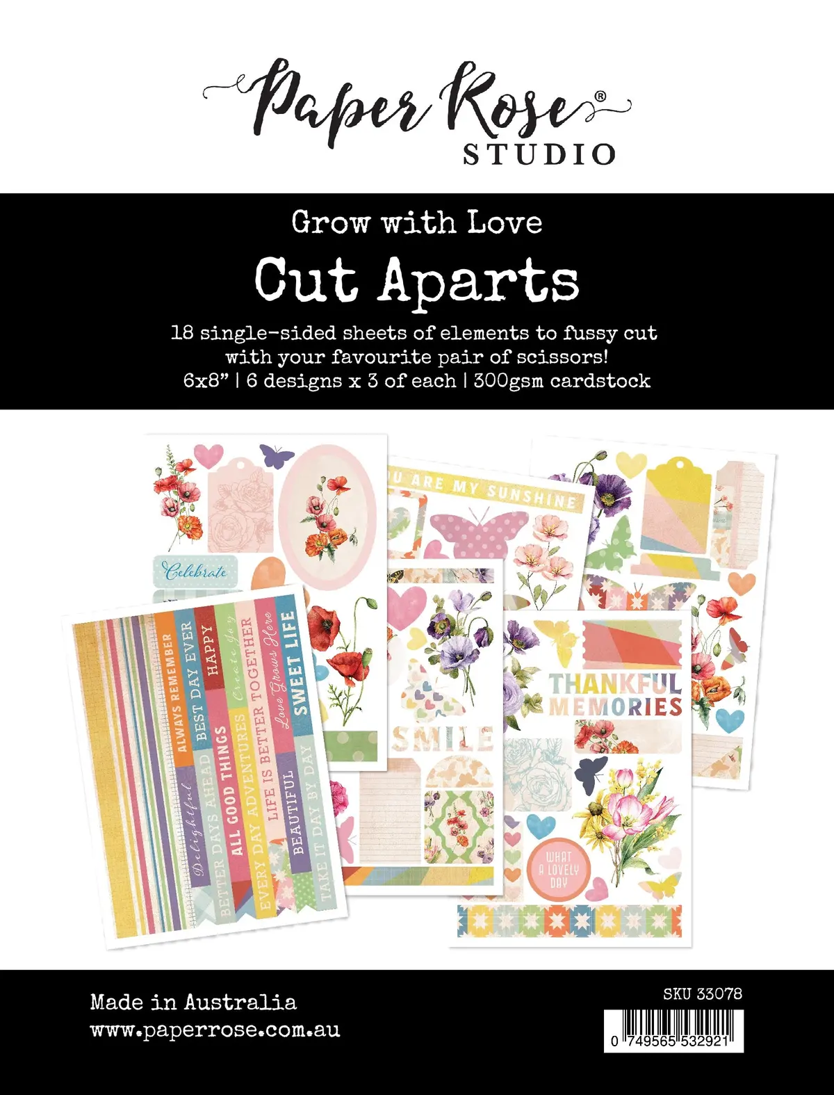 Grow With Love Cut Aparts Paper Pack 33078 1