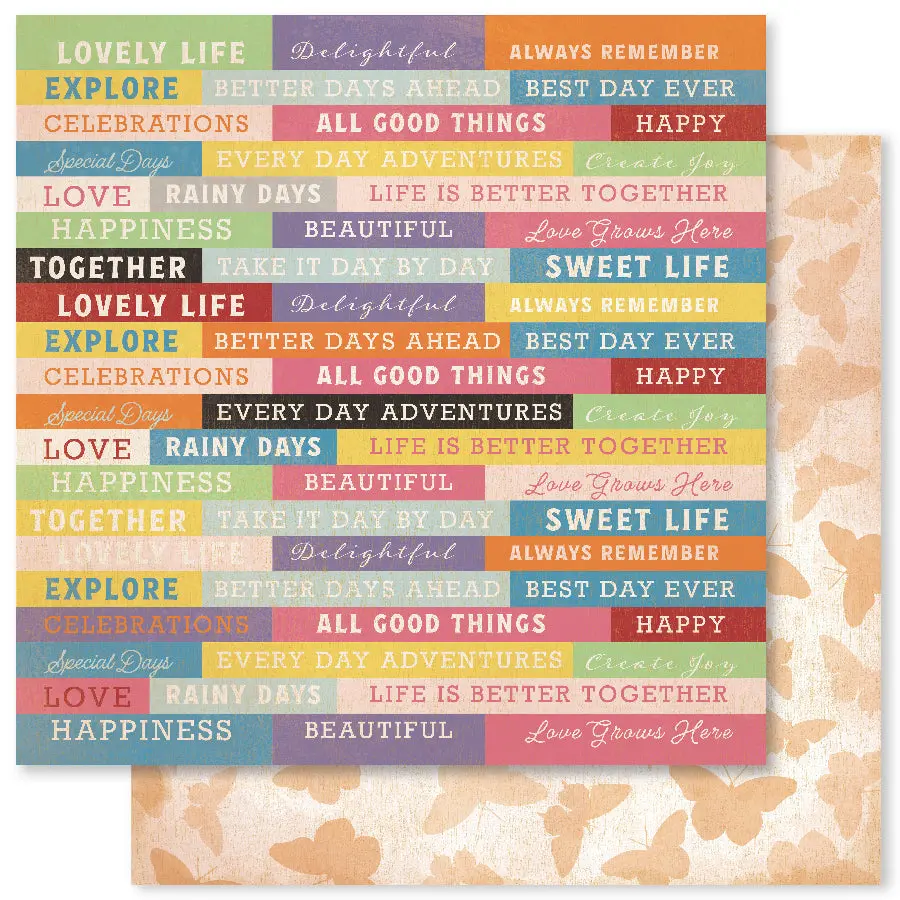 Grow With Love D 12X12 Paper (12Pc Bulk Pack) 33093 1