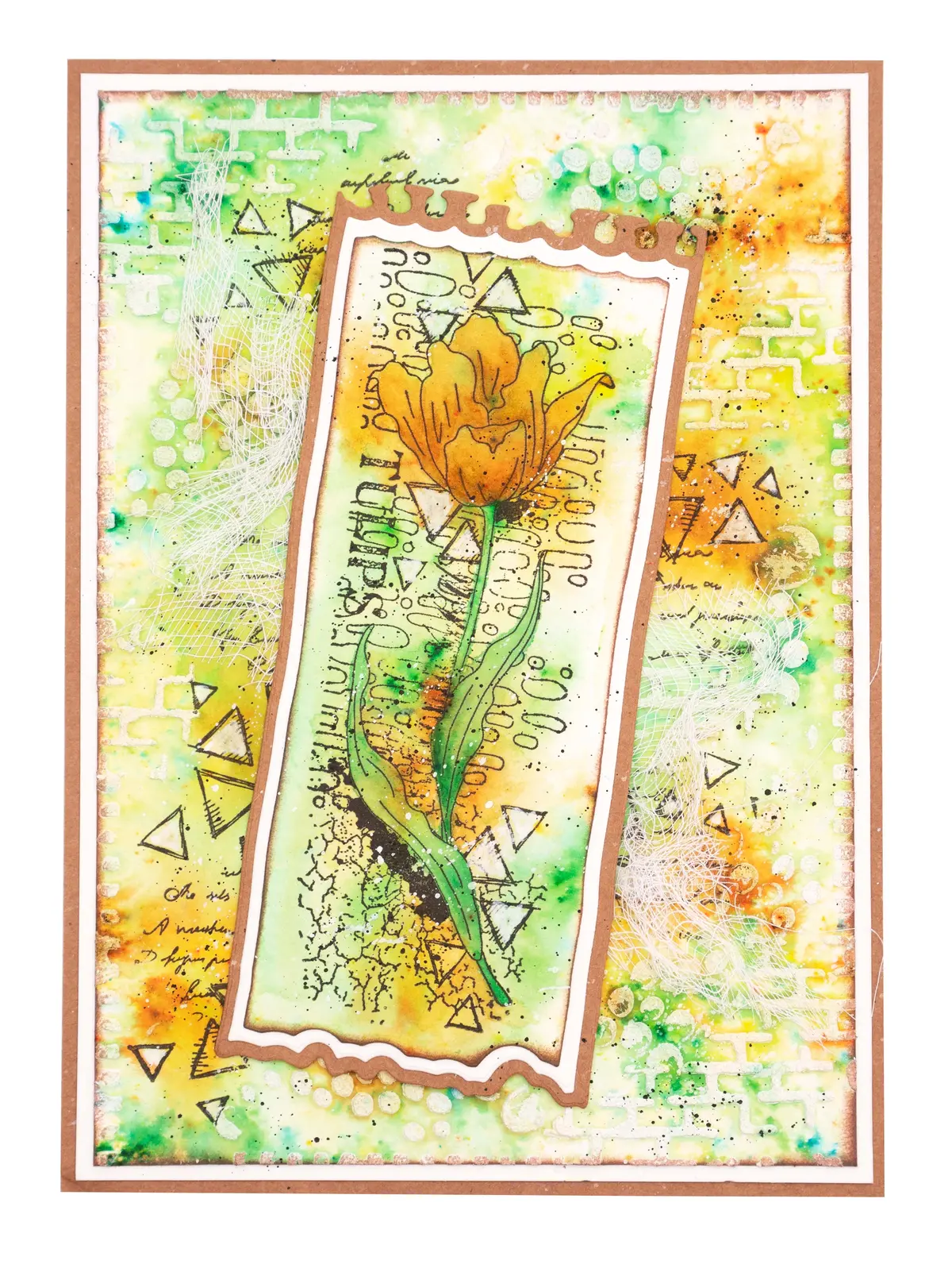 Sl Clear Stamp Tulip Grunge Collection 148X52,2X3mm 1 Pc Nr.198 2