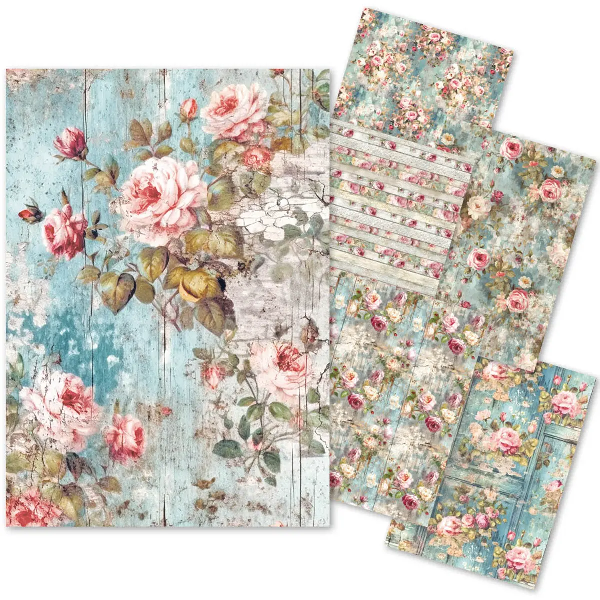 Tissue Paper A4 6/Pkg My Secret Garden 1