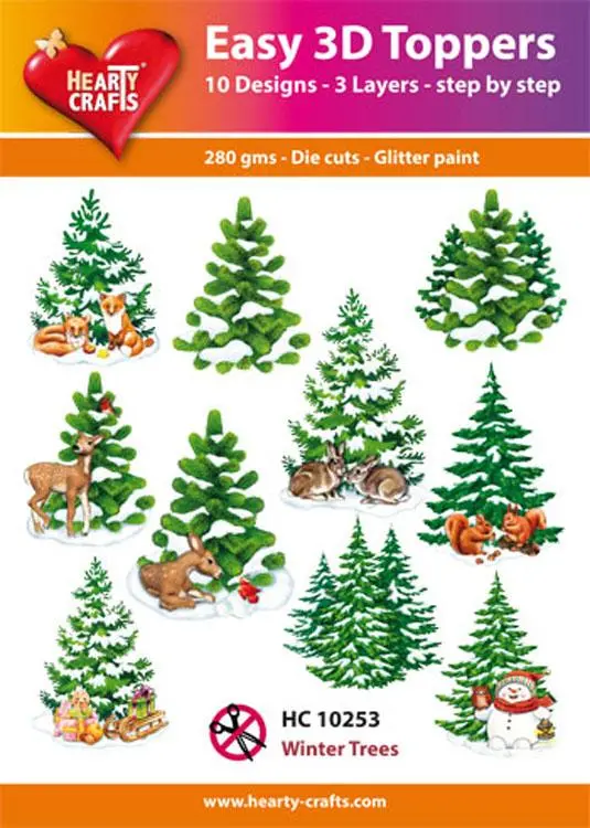 Easy 3D - Winter Trees 1