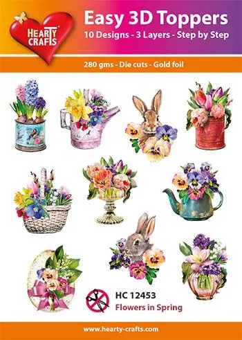 Easy 3D Toppers - Flowers In Spring 1