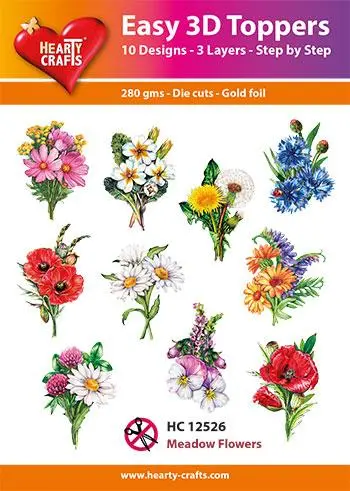 Easy 3D Toppers - Meadow Flowers 1