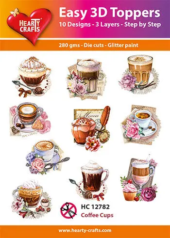 Easy 3D-Toppers Coffee Cups 1
