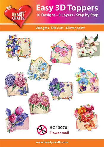 Easy 3D - Toppers Flower Greetings 1