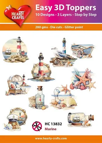 Hearty Crafts Easy 3D Toppers - Marine 1