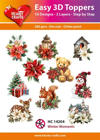 Hearty Crafts Easy 3D-Toppers - Winter Moments 1