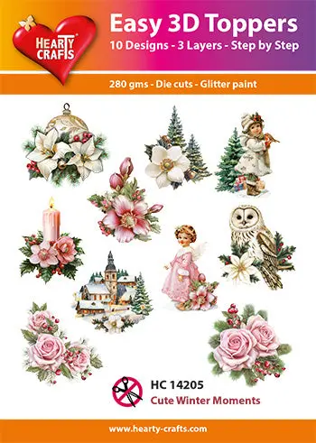 Hearty Crafts Easy 3D-Toppers - Cute Winter 1