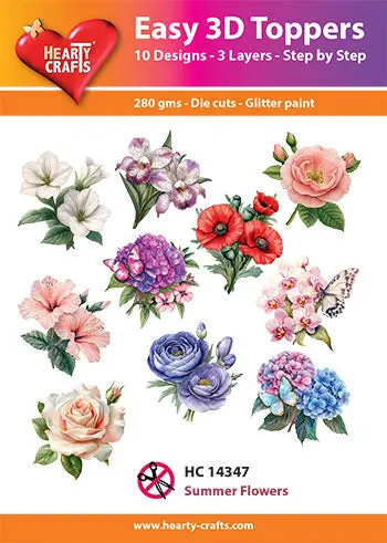 Easy 3D - Toppers Summer Flowers 1