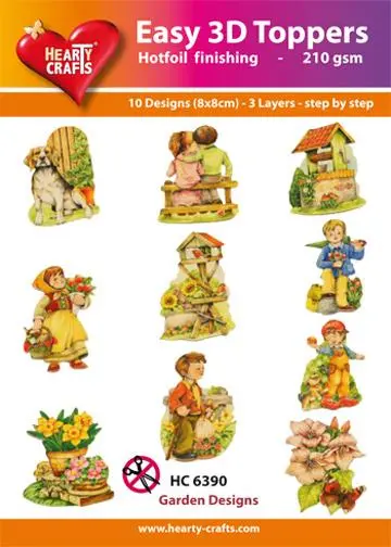 Easy3d Precut Toppers - Garden Designs 1