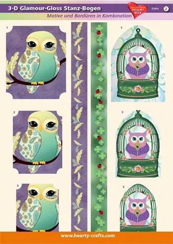 Glossy Die Cut - Owl 1