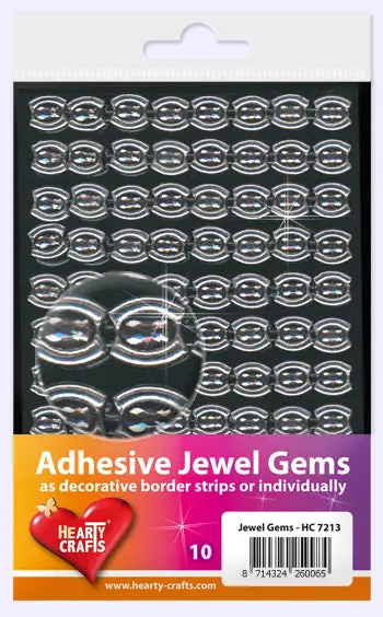 Hearty Crafts Adhesive Jewel Gems 10 1