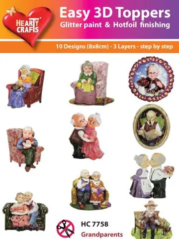 Easy3d Precut Toppers - Grandparents 1