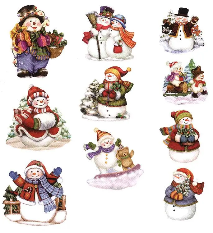 Easy3d Precut Toppers - Snowmen 1