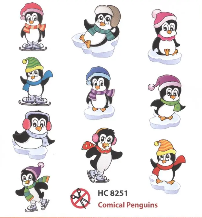 Easy 3-D Topper - Cute Penguins (10) 1