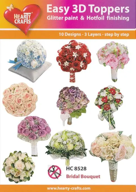 Easy 3-D - Bridal Bouquet (10 Different Designs) 1