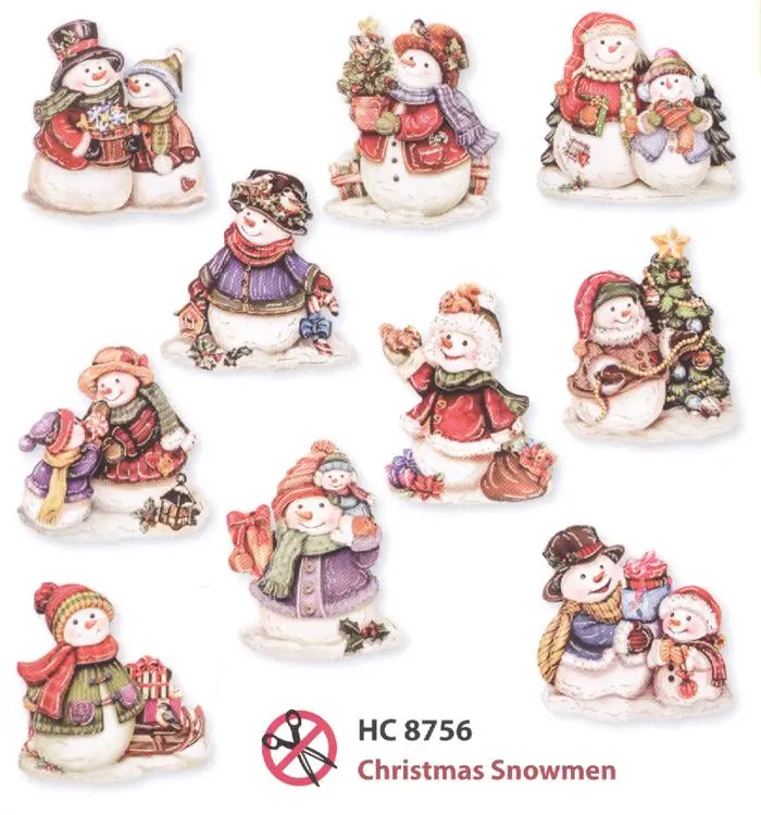 Easy 3-D Topper - Snowman 1