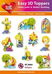 Hearty Crafts Easy 3D Toppers - Religion 1
