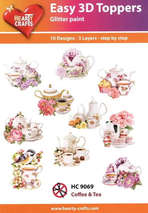 Easy 3D Toppers: Coffee & Tea 1