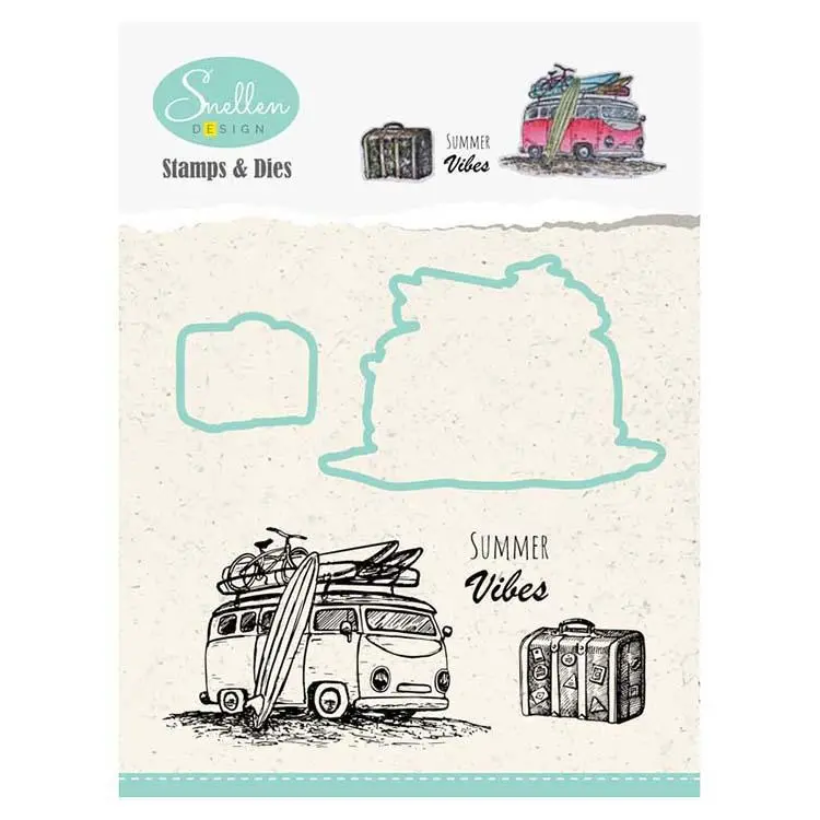 Holiday Die & Stamp Set - Bus 1