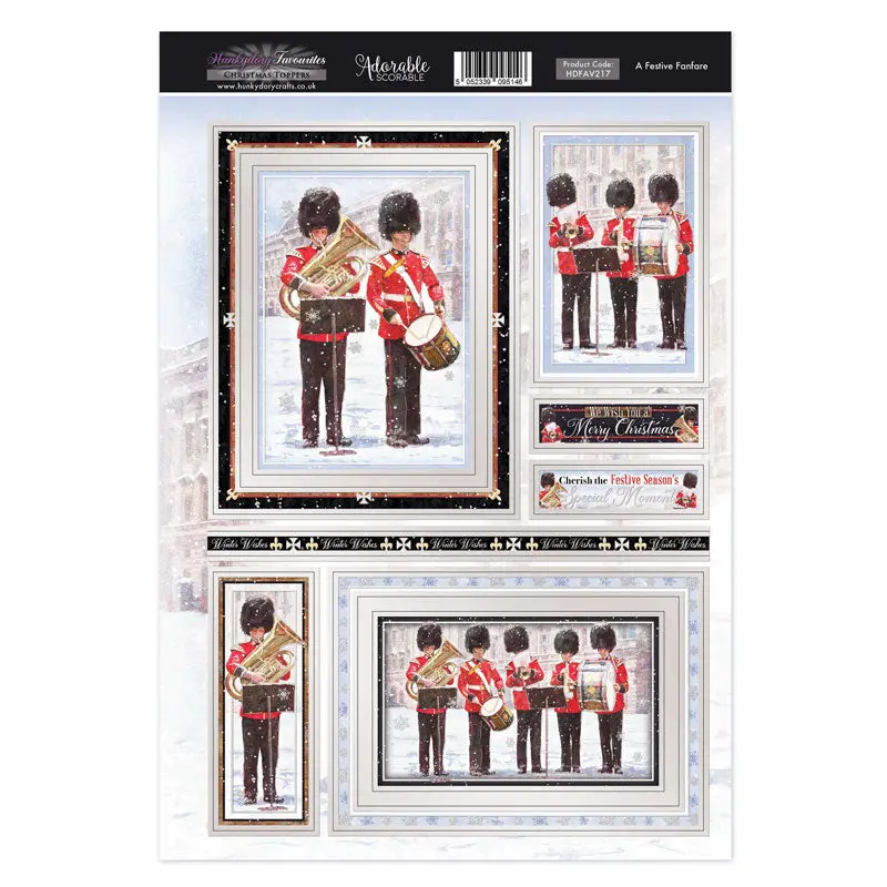 Hunkydory Topper Favourites - Festive Fanfare 1