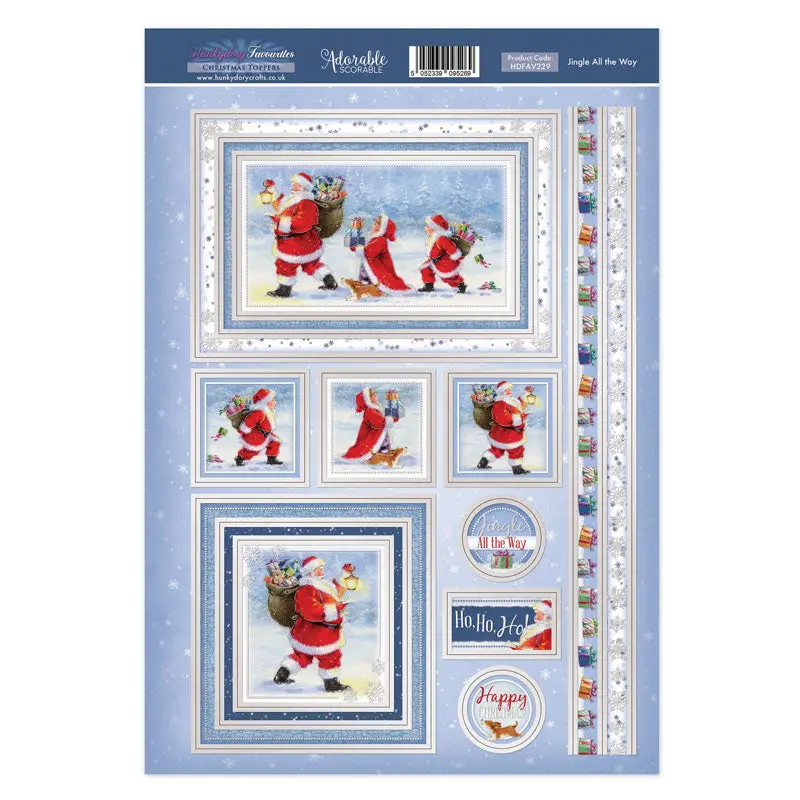 Hunkydory Topper Favourites - Jingle All The Way 1