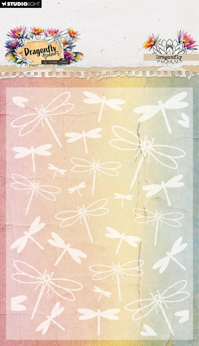 He Embossing Folder Dragonfly Dragonfly Dreams 105X148x3mm 1 Pieces 1