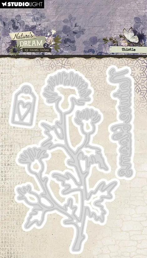 He Cutting Die Thistle Nature's Dream 2 - 3 Pc 1