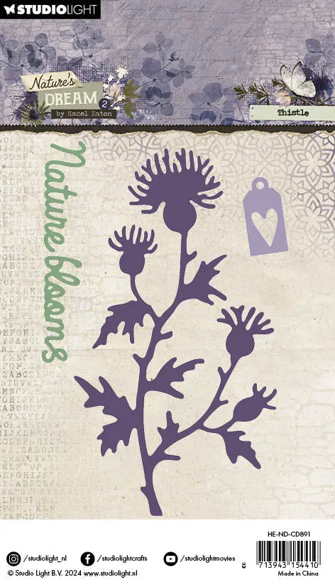 He Cutting Die Thistle Nature's Dream 2 - 3 Pc 2