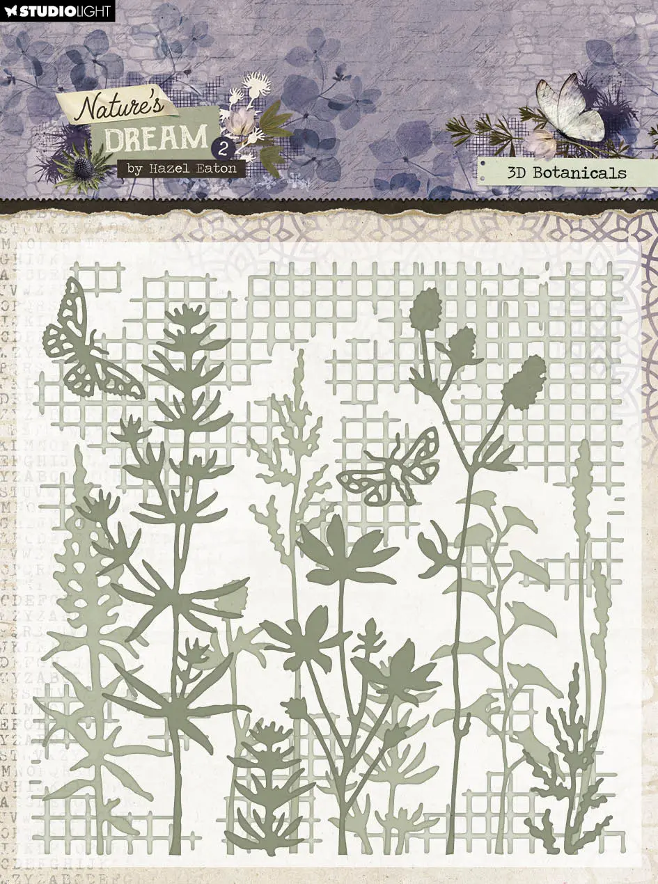 He Embossing Folder 3D Botanicals Nature's Dream 2 - 1 Pc 1
