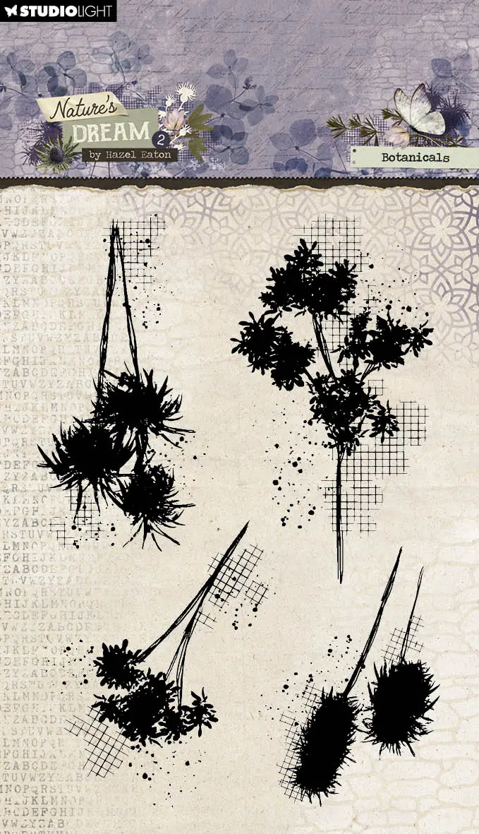 He Clear Stamp Botanicals Nature's Dream 2 - 4 Pc 1