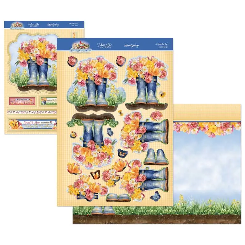 Spring Is Here Deco-Large Set - A Boot-Iful Day 1