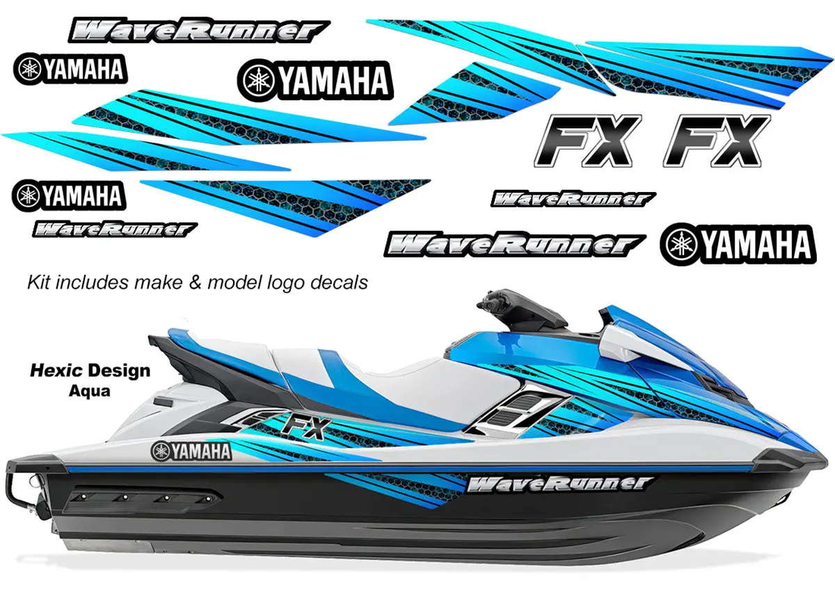Yamaha Waverunner Fx Ho Accent Graphics (2012-2018) - Hexis 1