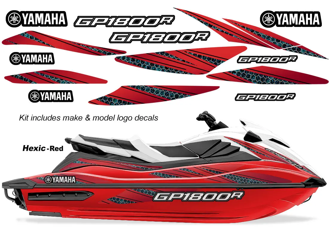 Yamaha Waverunner Gp 1800 Accent Graphics (2021-2026) - Hexis 2