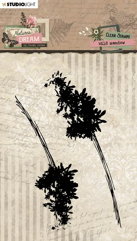 Hen Clear Stamp Wild Meadow Natures Dream 62X93x3mm 2 Pc Nr.524 1