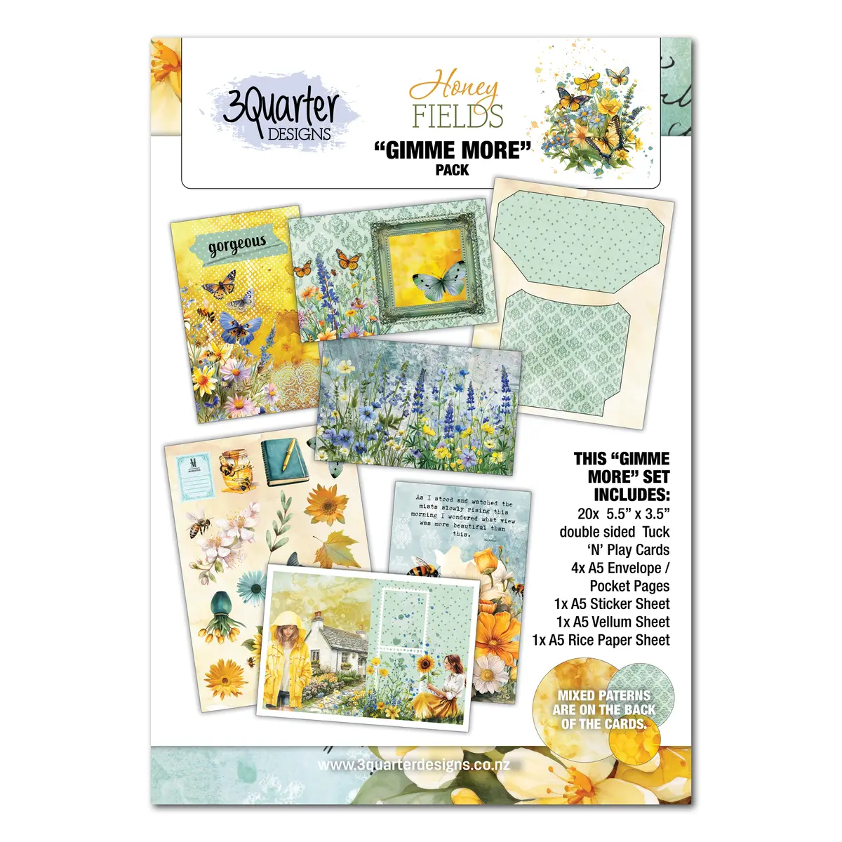 3Quarter Designs Honey Fields - Gimme More Pack 1