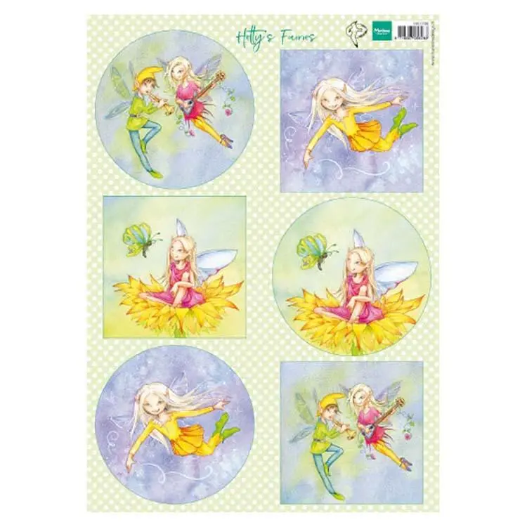 Marianne Design Cutting Sheet Hetty's Fairies 1