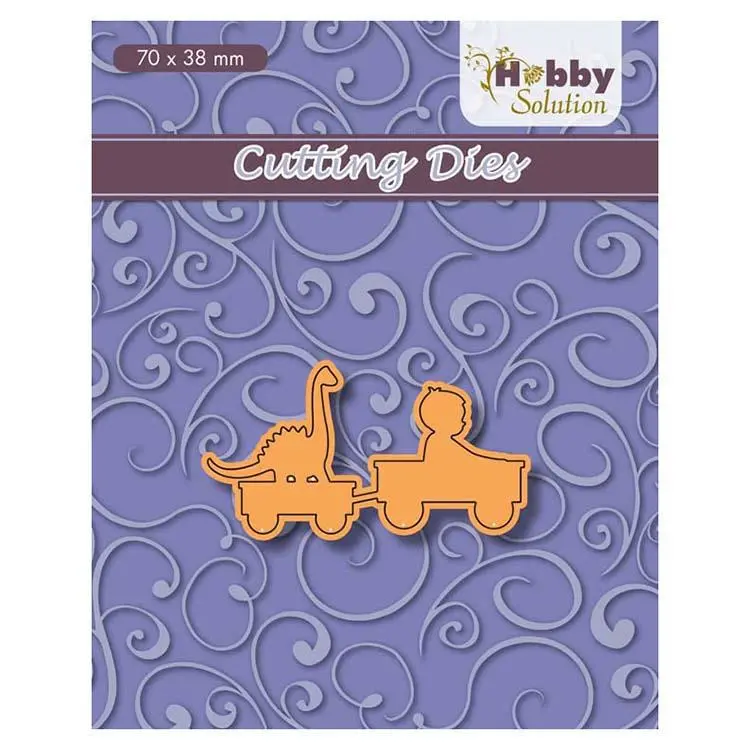 Hobby Solution Cutting Dies Boy In Go-Cart 1