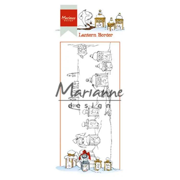 Marianne Design Stamps Hetty's Lantern Border 1