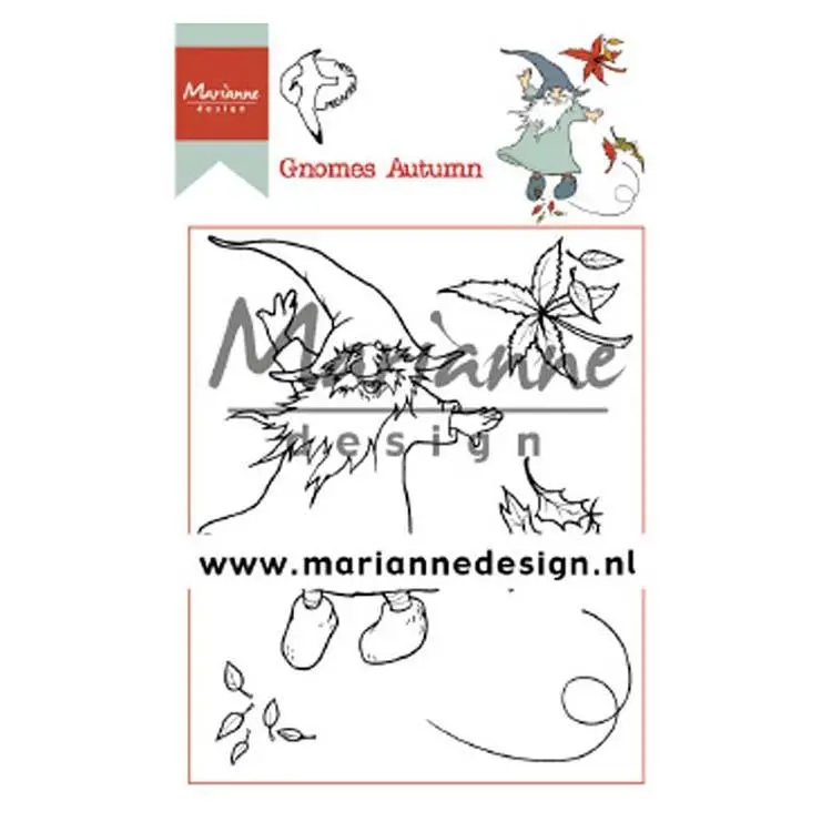 Marianne Design Clear Stamps Hetty's Gnomes Autumn 1