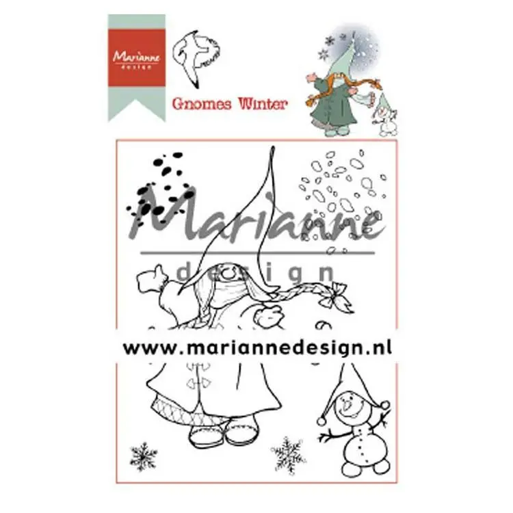 Marianne Design Clear Stamps Hetty's Gnomes Winter 1