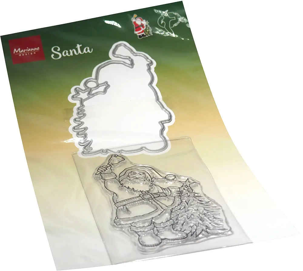 Marianne Design Stamp & Die Set - Hetty's Santa 1