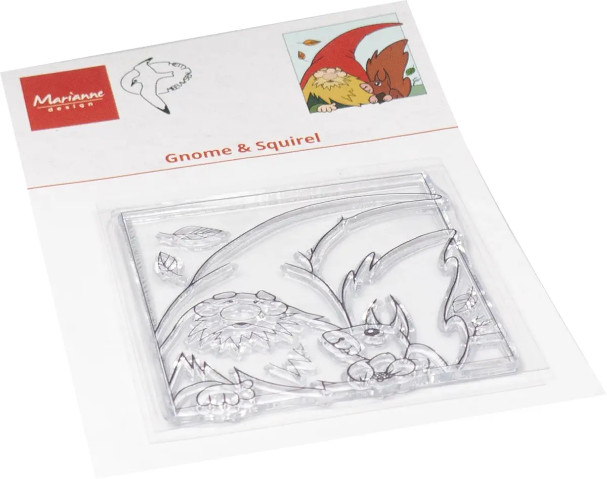 Marianne Design Clear Stamp - Hetty's Gnome & Squirrel 1